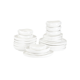 24-Delige Serviesset Wit – Porselein Servies voor 6 Personen – Modern Design
