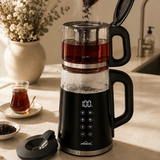 Homelux Digitale Glazen Theemaker & Waterkoker 1,7L | Theepot